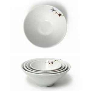 멜라민 한정식 대접 면기 면그릇 20.2x8cm 4호