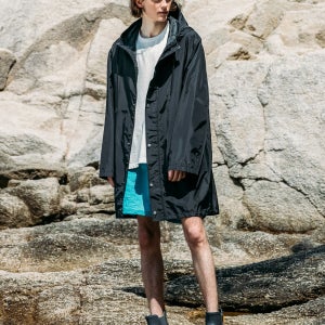 배럴 유니섹스 베이직 레인 코트  BH2MHJK01BLK