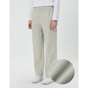 [TNGT] 베이지 와이드핏 밴딩 테리 팬츠 TNPA4E107I2