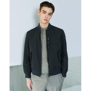 [알레그리] 차콜 그레이 Lux Twill 레귤러핏 리버시블 MA-1 점퍼