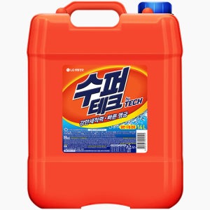 [수퍼테크] 세탁세제 일반드럼 겸용 대용량 14L