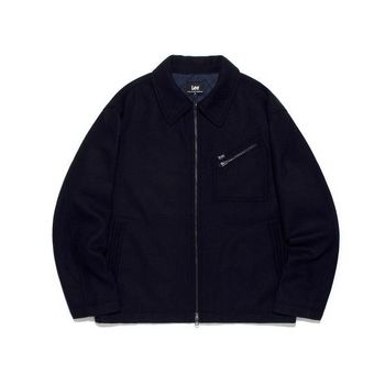 LEE 91B 울 블루종 네이비 LE2304CT02NA
