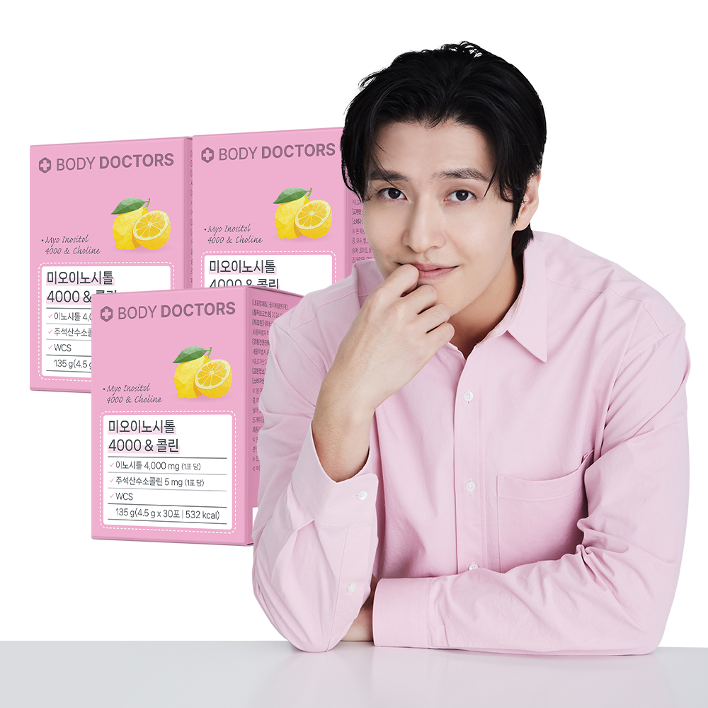 디바인바이오 바디닥터스 미오<b>이노시톨</b> 4000 &amp; <b>콜린</b> 30포, 3개