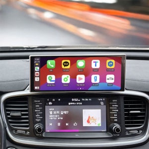 폰차로2S 안드로이드 오토 올인원 카플레이 모니터 내비게이션 초고속무선 매립느낌 간편설치