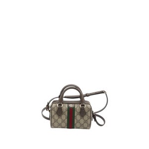 구찌 여성 브라운 미니 볼러백 838478 FAE0P 9746