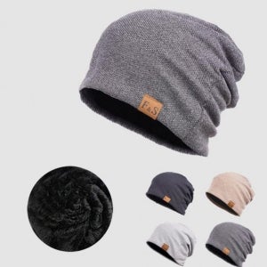 남여공용 비니 털 안감 방한 와치캡 스포츠 비니 중년여성 중년남성 실내모자 식당두건