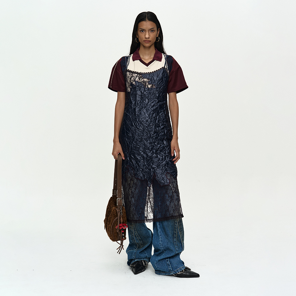 [앤더슨벨] EMBROIDERY LACE DRESS atb1520w(NAVY)