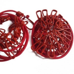 와이어 옷걸이 빨래줄 소품걸이 2개입 와이어 건조대 2개입