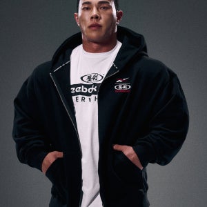 리복 X 압도 후드 집업 - 블랙 REJU6EZ70BK