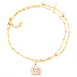 14K 18K 퀸즈티아라두줄 발찌