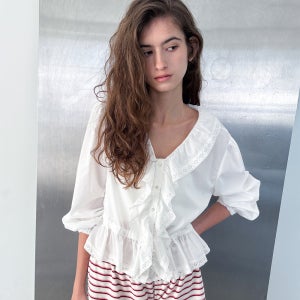 [포에트서울] Voluminous Blouse_ivory