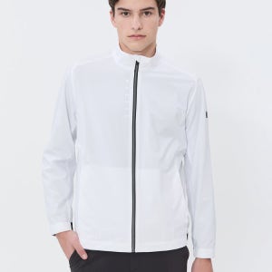 [헤지스 골프 남성] [단독특가][클리어런스][스테디셀러]하이넥 집업 점퍼 (WHITE) WPJU4A213WT