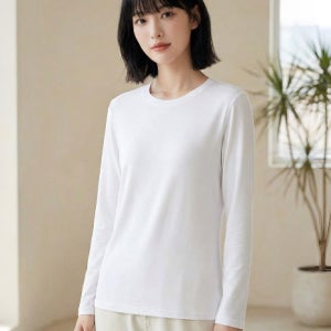 [4PACK] 30수 면 긴팔티 무지 티셔츠 레이어드 이너티