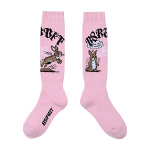 비에스래빗 오버띵킹 스노우보드 삭스 양말 핑크 BSR2526FWSC002