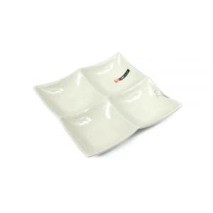 사각 PVX610V8 도자기 나눔접시 20cm 주방접시 주방식기 식기류