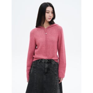 [에잇세컨즈] 나그랑 니트 후드 풀오버  오렌지 165151AYA8