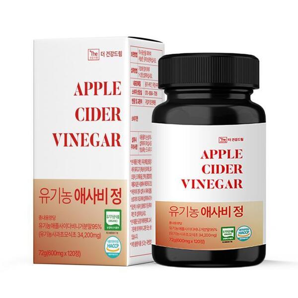 더건강드림 유기농 애사비 정 95% 600mg x 120정 (34333724A)