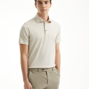 [닥스 남성] [반값세일][IMPORTED FABRIC] 조직감 반팔 카라티셔츠 DMTS4BC74CR