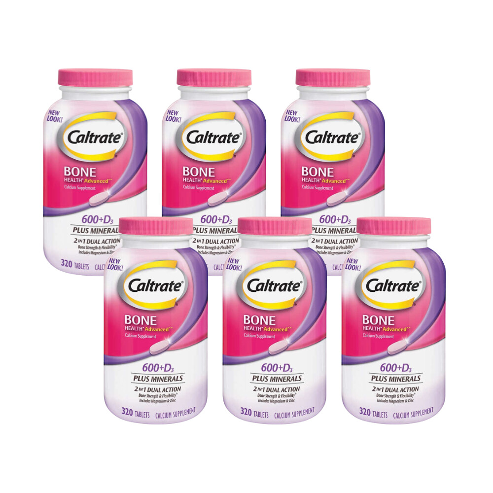 6X  칼레이트  .  건강  어드밴스드  <b>600D3  플러스  미네랄</b>  320정