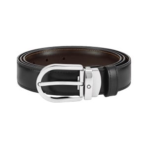 몽블랑 남성 벨트 양면형 128135 222371 블랙 브라운