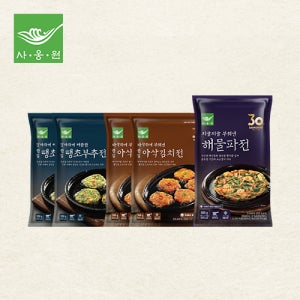 사옹원 대박 인기모둠전 3종 5팩(김치전2+부추전2+해물파전1)