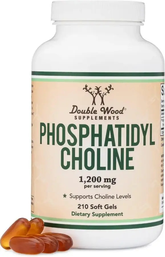 더블우드서플리먼트 포스파티딜콜린 1200mg <b>Phosphatidylcholine</b> 210정