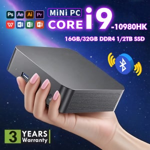 새로운 인텔 I9-10980HK/N150 휴대용 미니 PC 컴퓨터 윈도우 11 32GB DDR4 1/2TB SSD 게이밍 컴퓨터 WiFi 6 오피스 미니 데스크탑