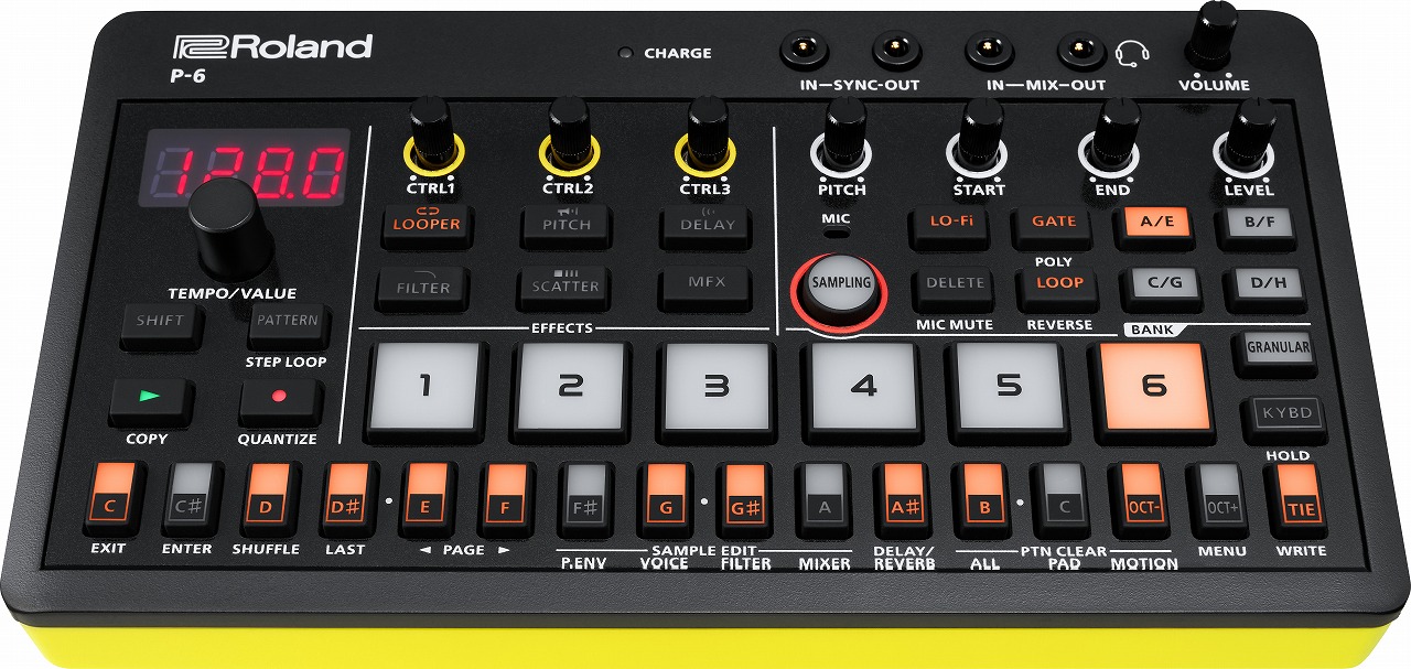 Roland 롤랜드 Roland 크리에이티브 샘플러 AIRA Compact P-6