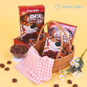 제로랩스 멍스 캐롭 맛 강아지 시리얼 100g 강아지 간식