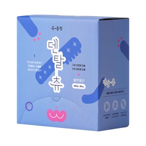 츄통령 덴탈츄 블루베리 30개입 강아지 간식 개껌