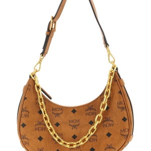 엠씨엠 프린트 브라운 핸드백 MWHFATA02CO 26SS Aren Crescent Hobo 숄더 백 152580505