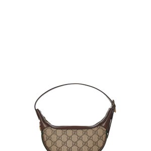 구찌 오피디아 미니 GG 수프림 캔버스 호보 숄더백 브라운 658551 96IWG 8745 Conti Supreme fabric 앤 레더 Ophidia 숄더 백  152586906