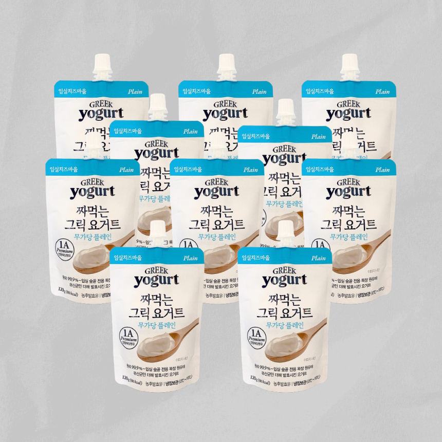 임실치즈마을 짜먹는 그릭 요거트 무가당 플레인 성분 분석