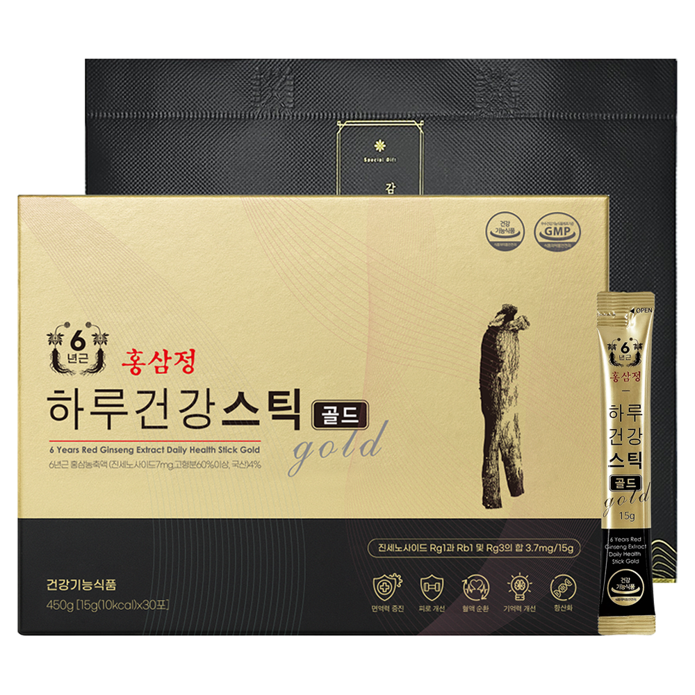 6년근홍삼정하루건강스틱골드 제품 이미지