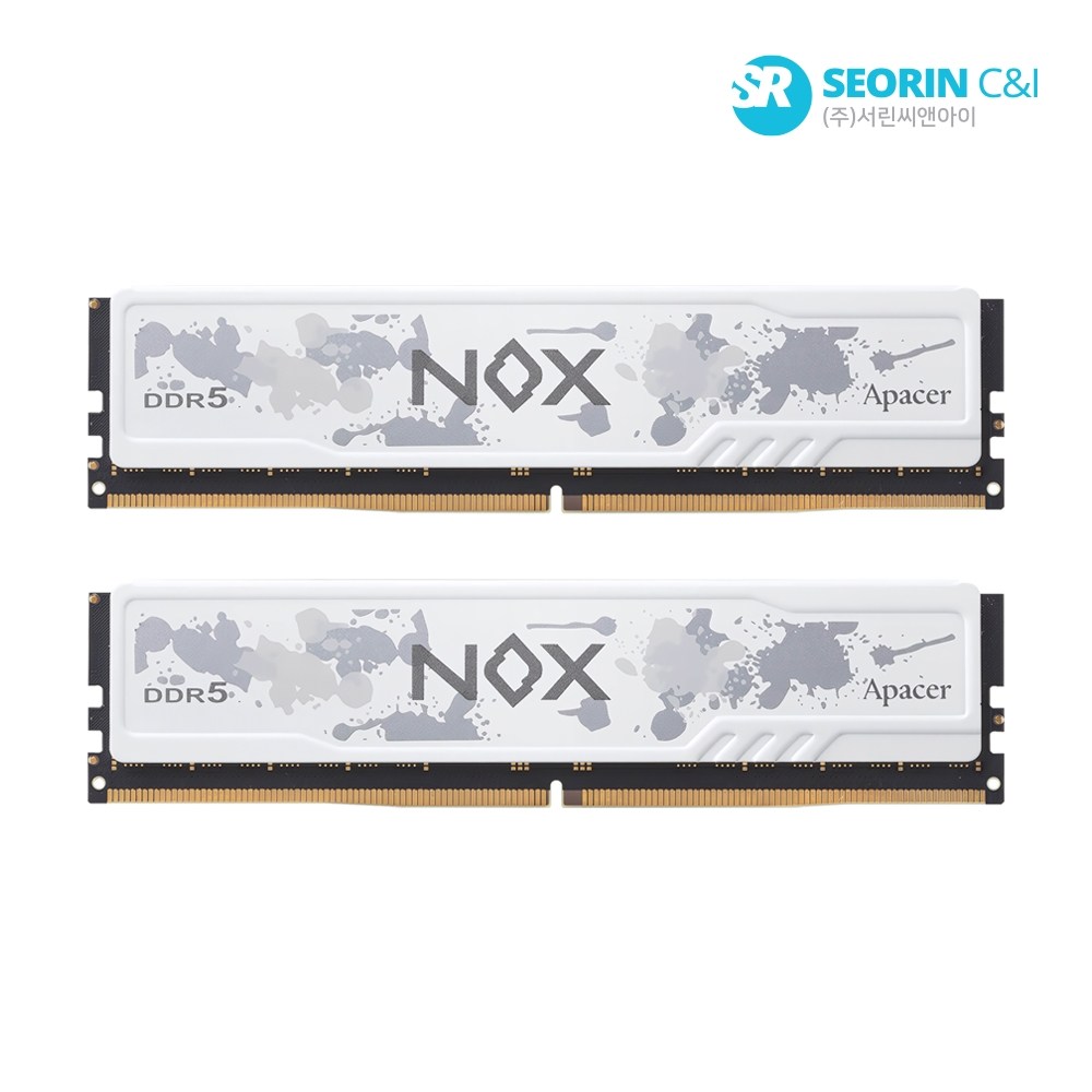Apacer DDR5-6000 CL38 NOX 화이트 패키지 (64GB(32Gx2)) (922,380원) (2,500원)