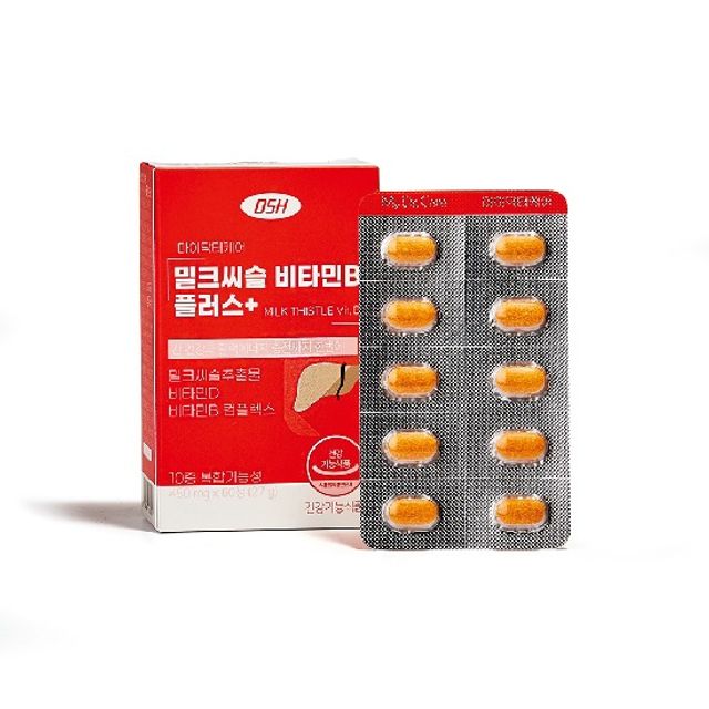 DSH <b>마이닥터케어</b> 밀크씨슬 <b>비타민</b>B 플러스 5박스(5개월분)