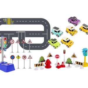 어린이집 미니카 신호등 조립식 도로세트 4세남아 도로만들기 IQ