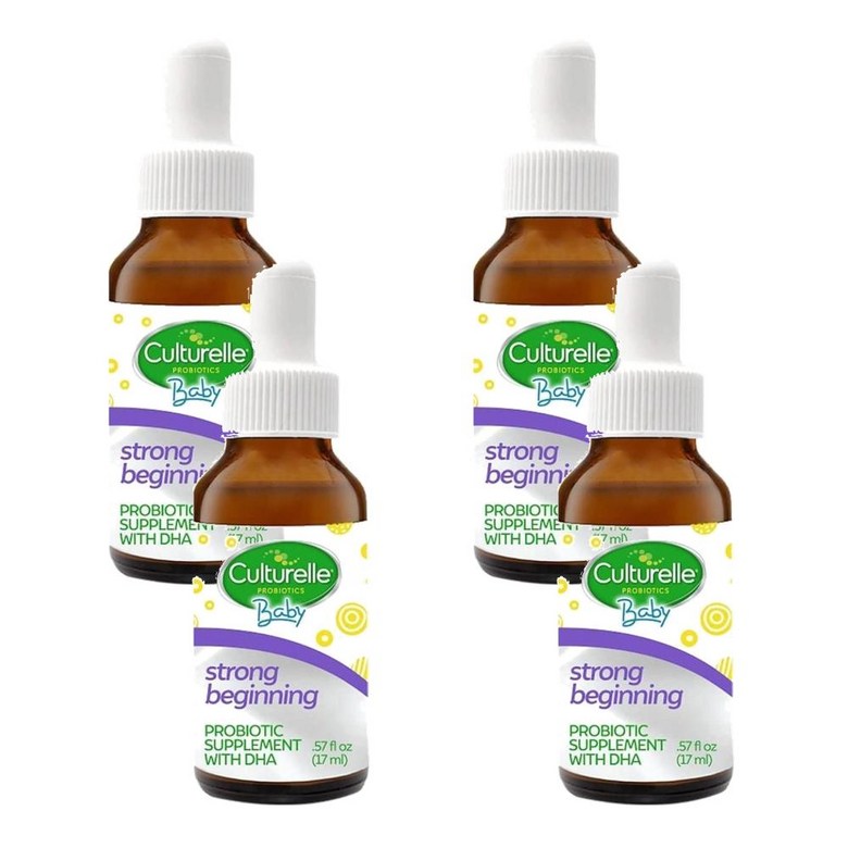 컬처렐 <b>베이비 스트롱 비기닝</b> 프로바이오틱+DHA 드롭스 17ml  4개