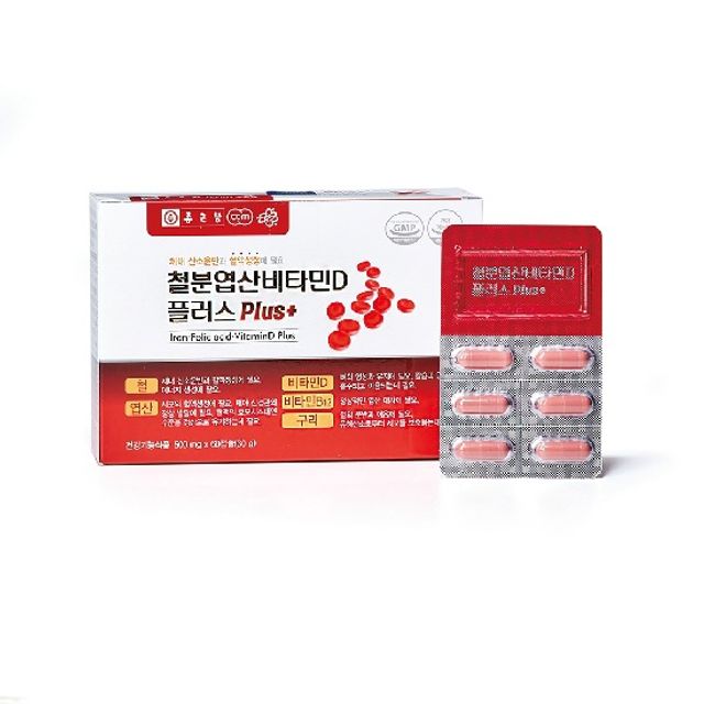 종근당 종근당 철분 엽산 비타민D 플러스 3박스(6개월분)