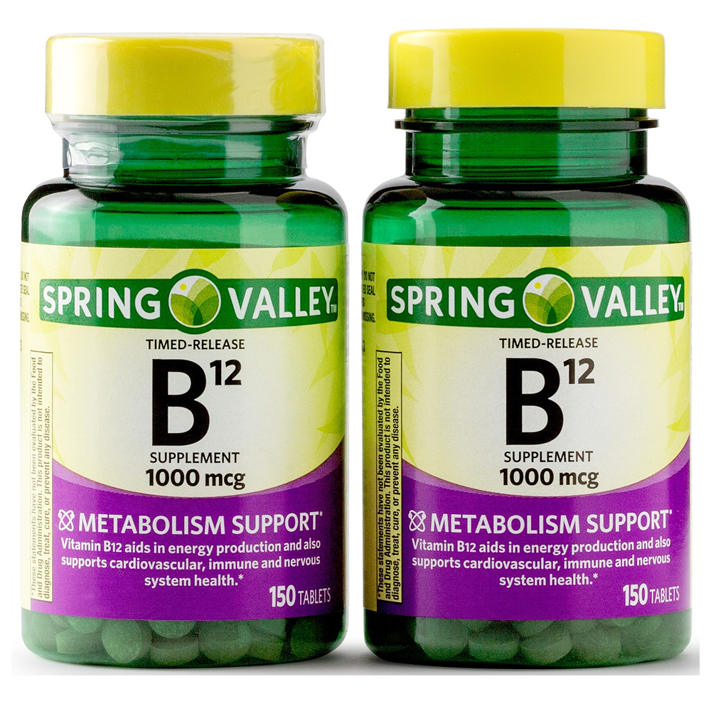 <b>스프링밸리 비타민</b> B12 150정, 1개