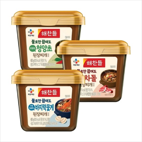 CJ CheilJedang Haechandle Doenjang Jjigae Seasoning 450g, 1 pc