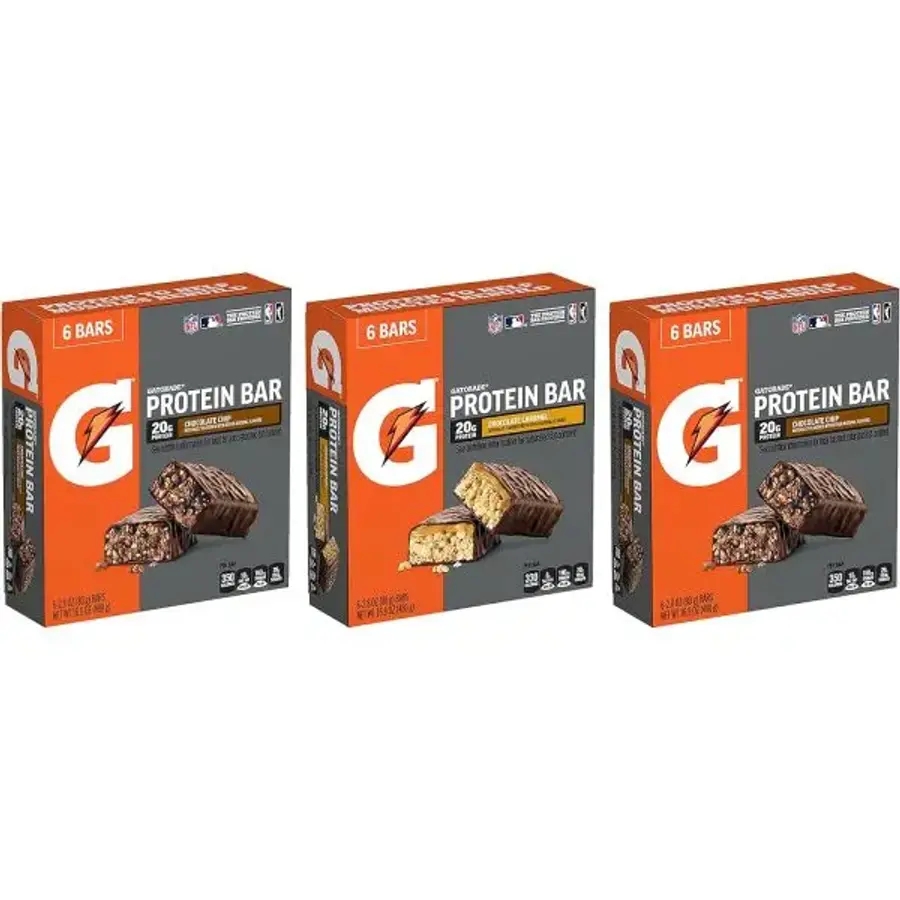 <b>게토레이</b> 유청 <b>단백질</b> 리커버리 바 초콜릿 칩 2.8온스 12카운트