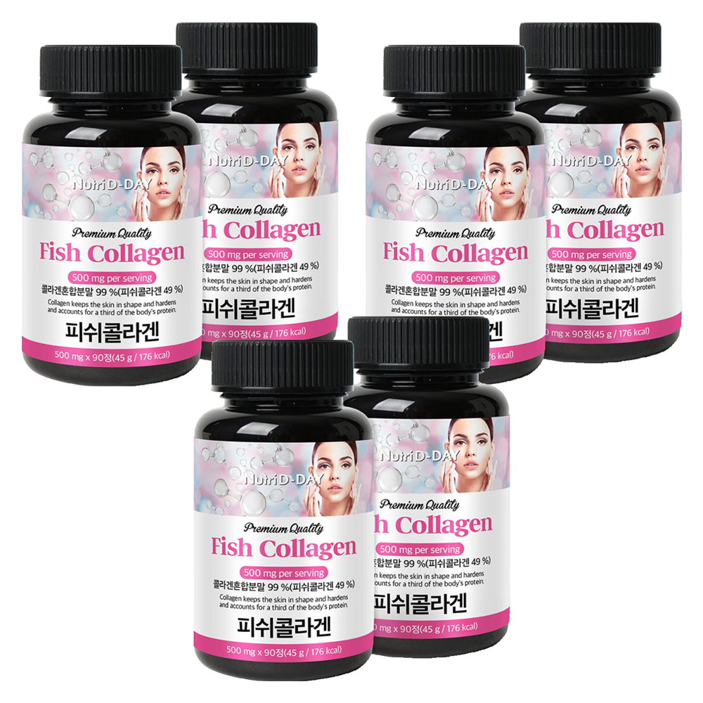 <b>뉴트리디데이 프리미엄 피쉬 콜라겐</b> 타블렛  90정  6개