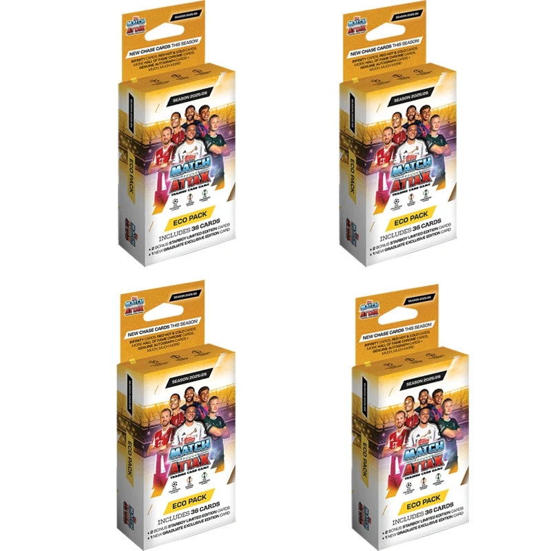 쿠쿠스토어 202 시즌 탑스 UCC 매치 어택스 에코 팩 트레이딩 컬렉션 카드 빠른  04 Eco Pack 4Box