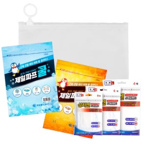 제일파프1p+상처엔 드레싱밴드 소/중/대 파우치세트 기념품 판촉물 맞춤제작