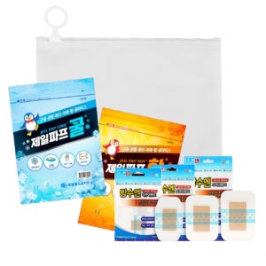 제일파프1p+방수엔 아쿠아밴드OPP 1p 파우치세트 기념품 판촉물 맞춤제작
