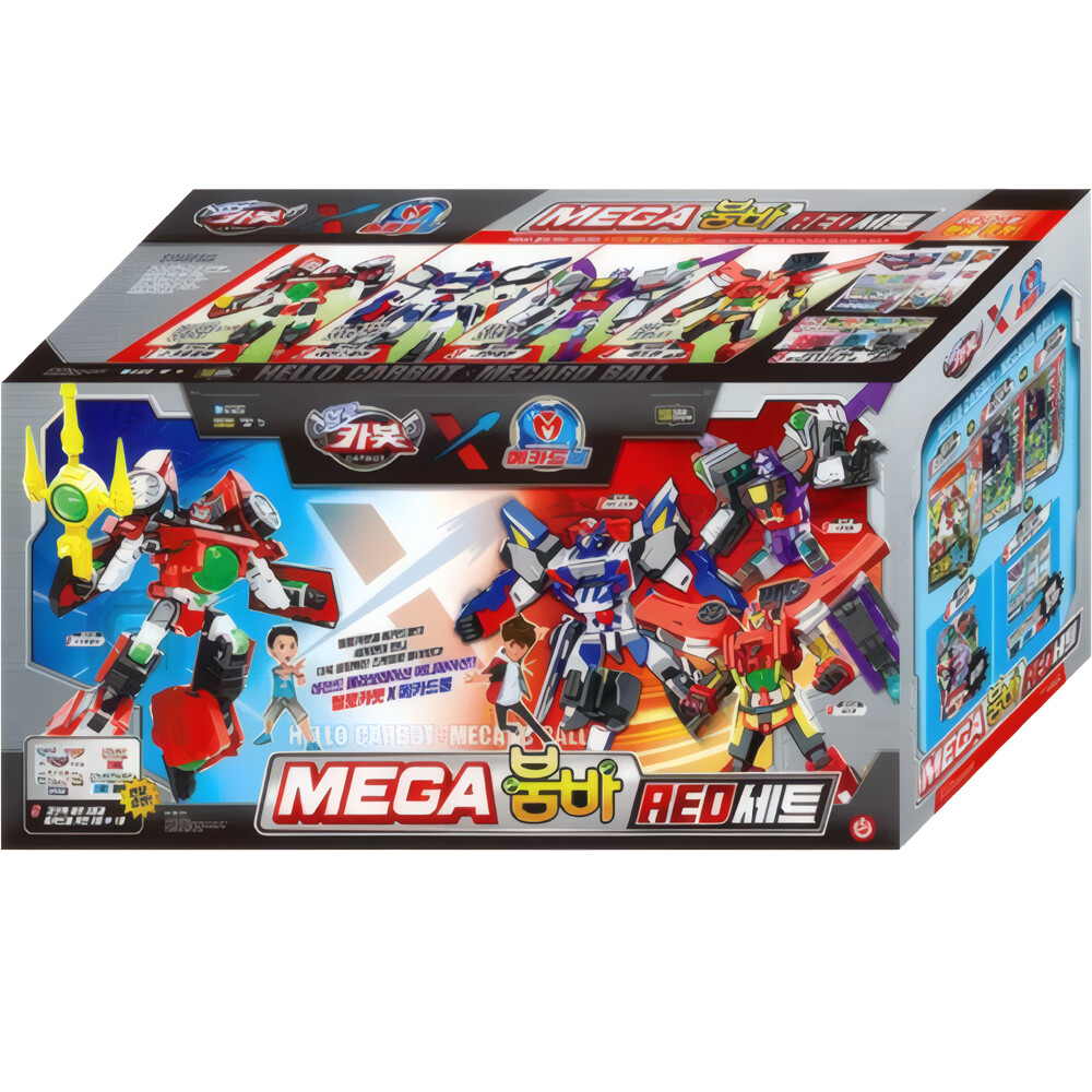 헬로카봇 <b>x</b> 메카드볼 <b>메가</b>붐바 로봇 장난감 세트