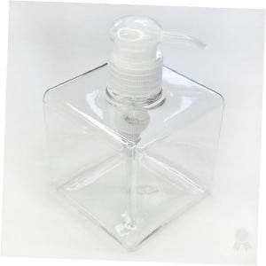 투명 사각 펌프 용기 이백오십밀리리터 로션 샴푸 소분 공병 리필 보관 통 펌핑형