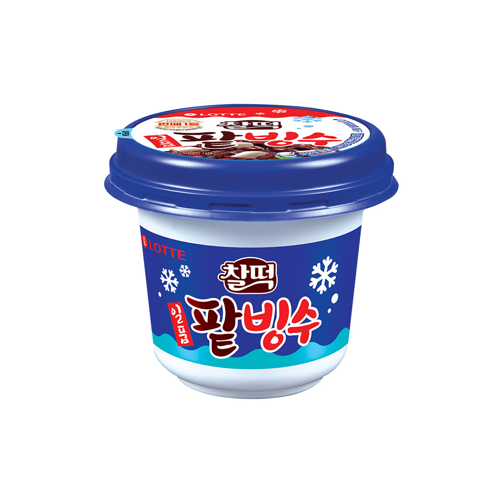 롯데 일품 찰떡 팥빙수 아이스크림 간식