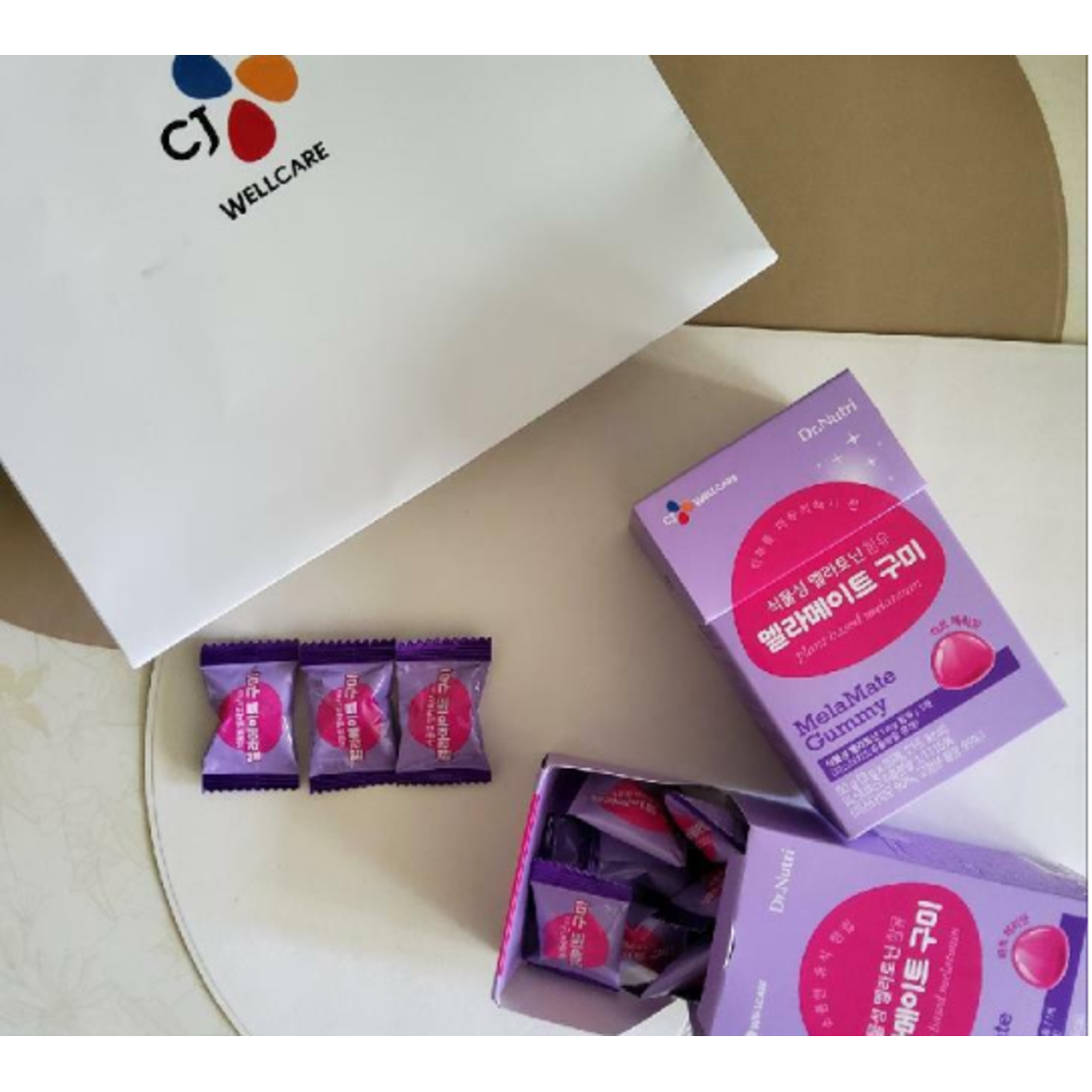 수면유도/숙면도움 /닥터뉴트리 멜라토닌 함유 멜라메이트 구미 젤리  2박스